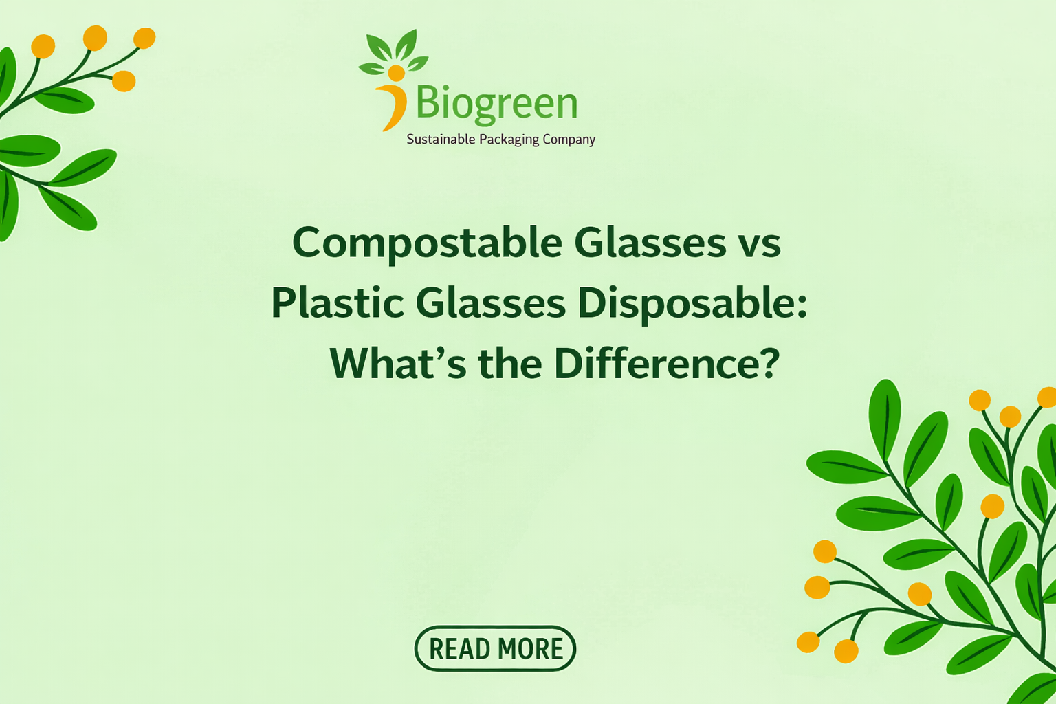 compostable glasses