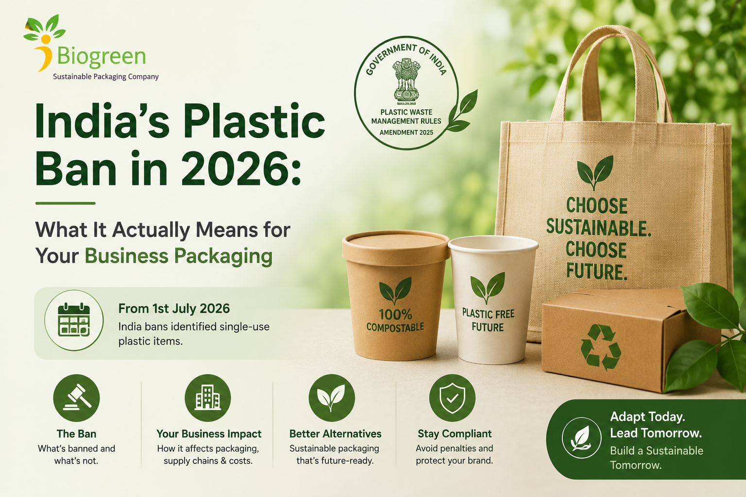 India's Plastic Ban in 2026 What It Actually Means for Your Business Packaging