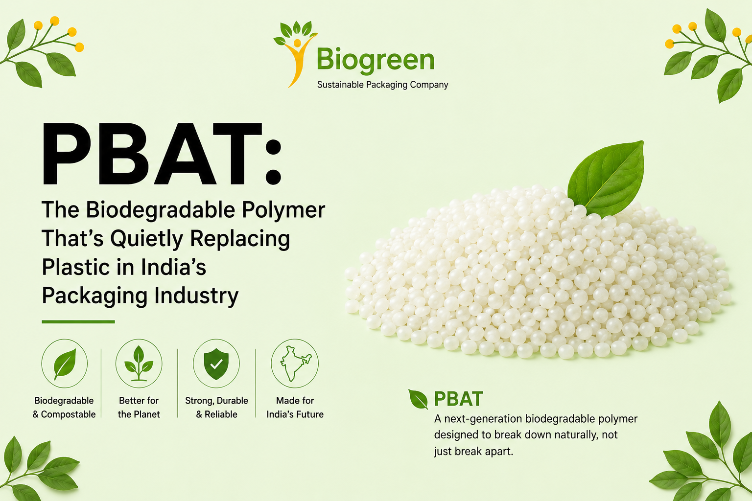 PBAT biodegradable polymer