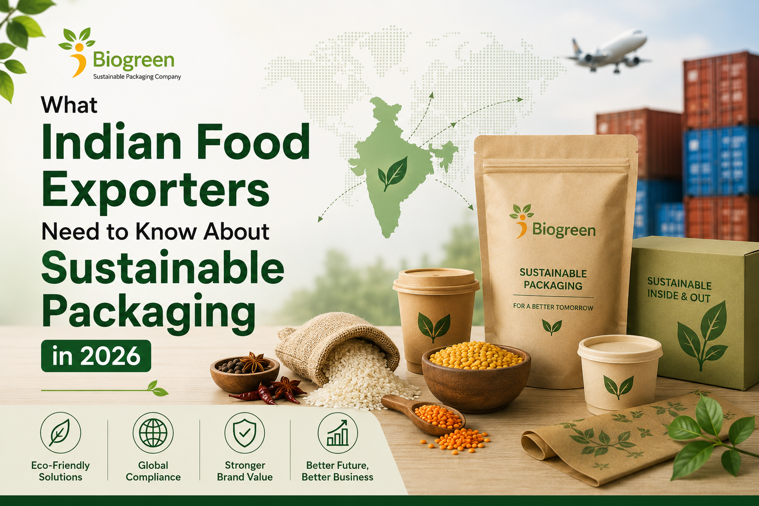 What Indian Food Exporters Need to Know About Sustainable Packaging in 2026