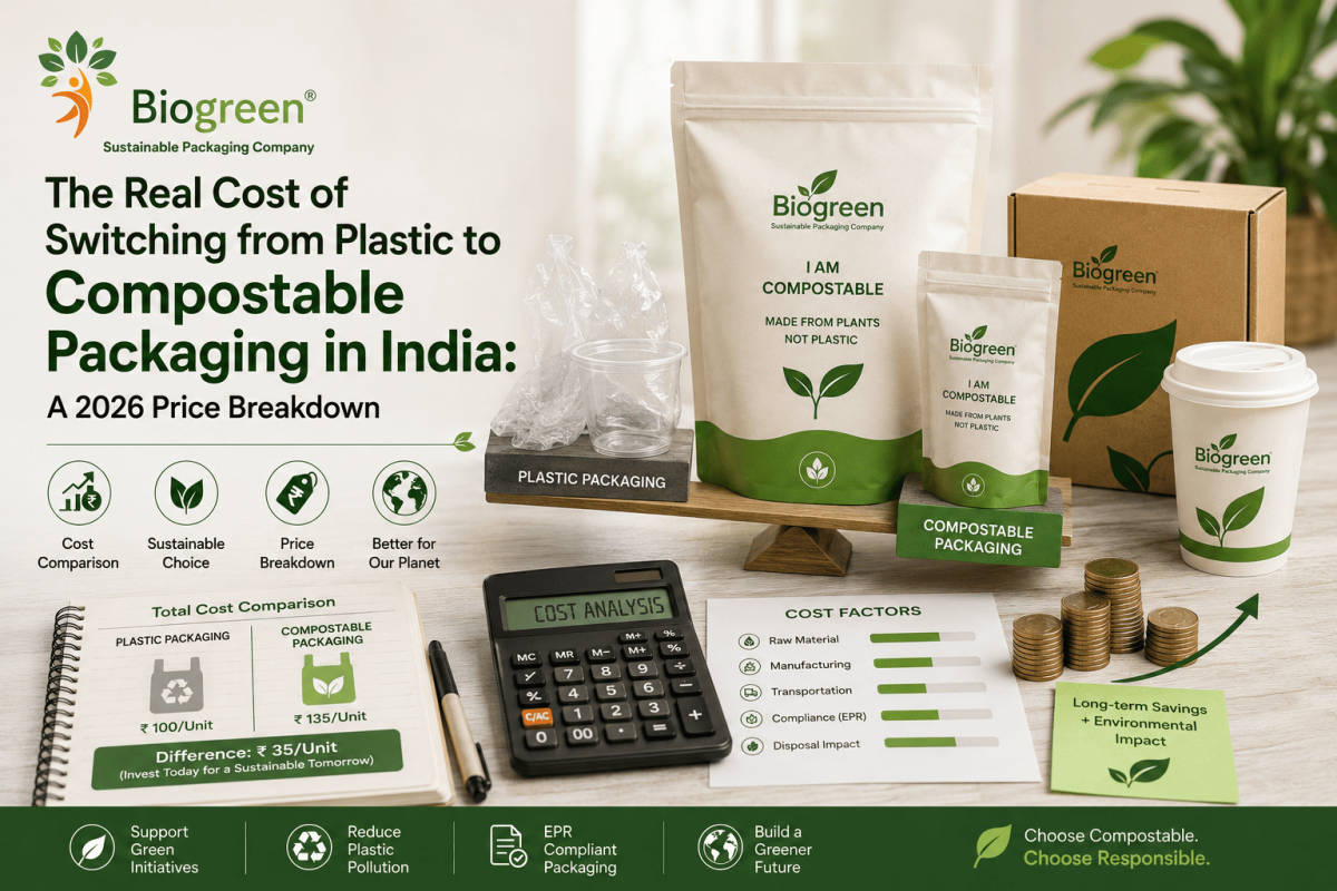 compostable packaging cost india