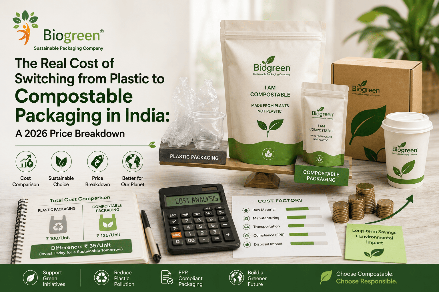 compostable packaging cost india