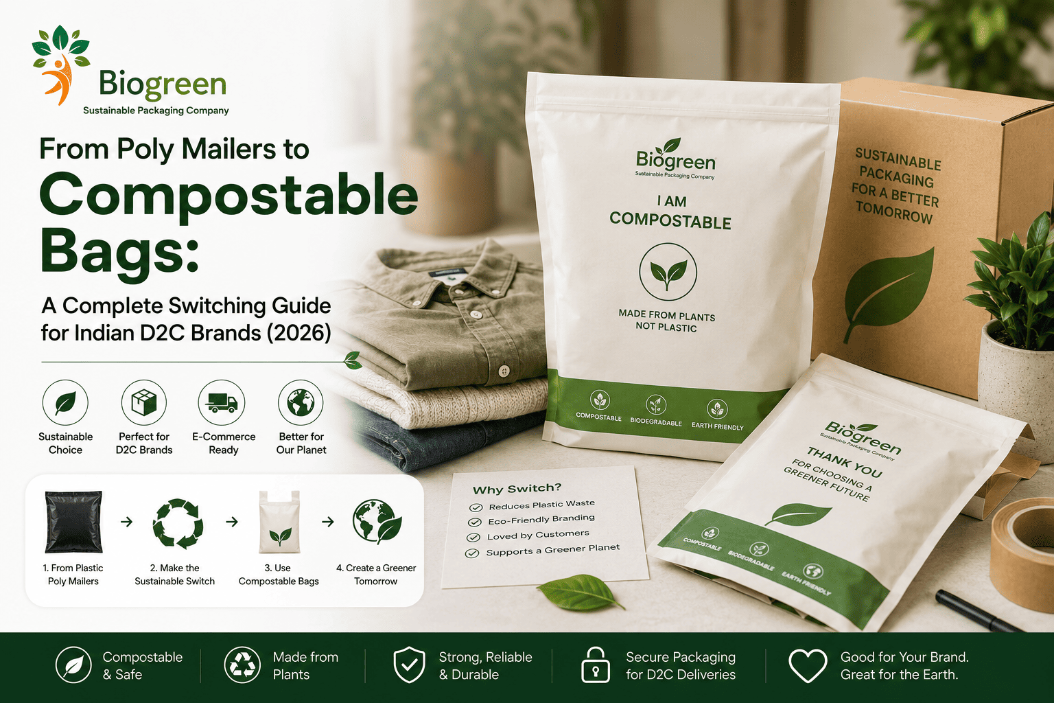 From Poly Mailers to Compostable Bags