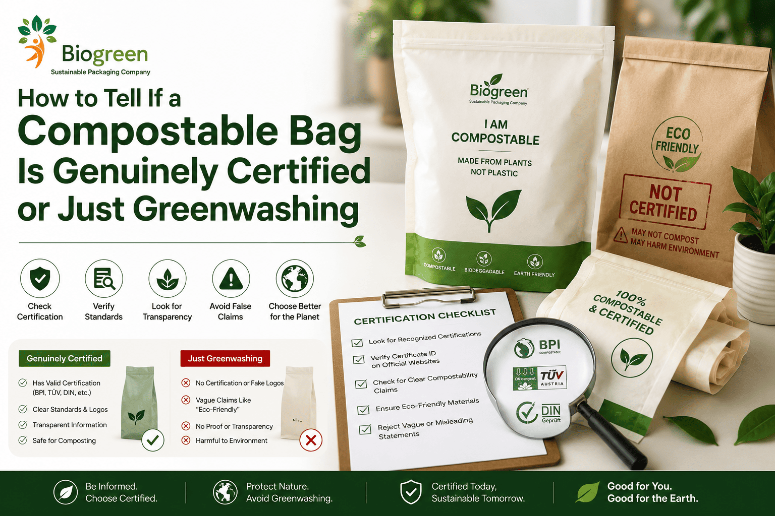 How to Tell If a Compostable Bag Is Genuinely Certified or Just Greenwashing