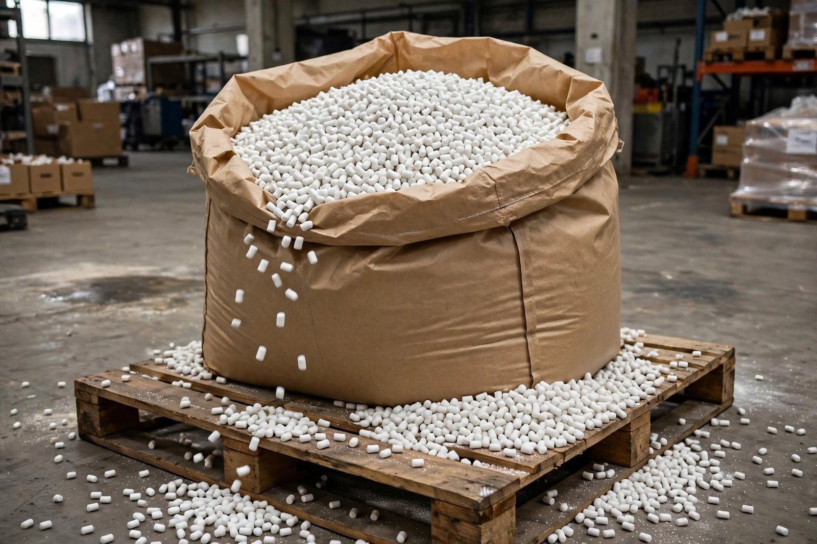 kraft_sack_overflowing_granules