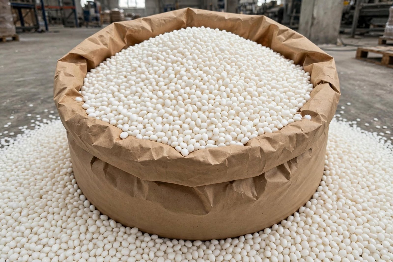 kraft_sack_overflowing_pla_granules