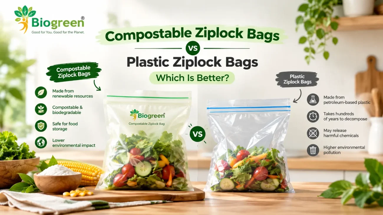 Compostable Ziplock Bags vs Plastic Ziplock Bags