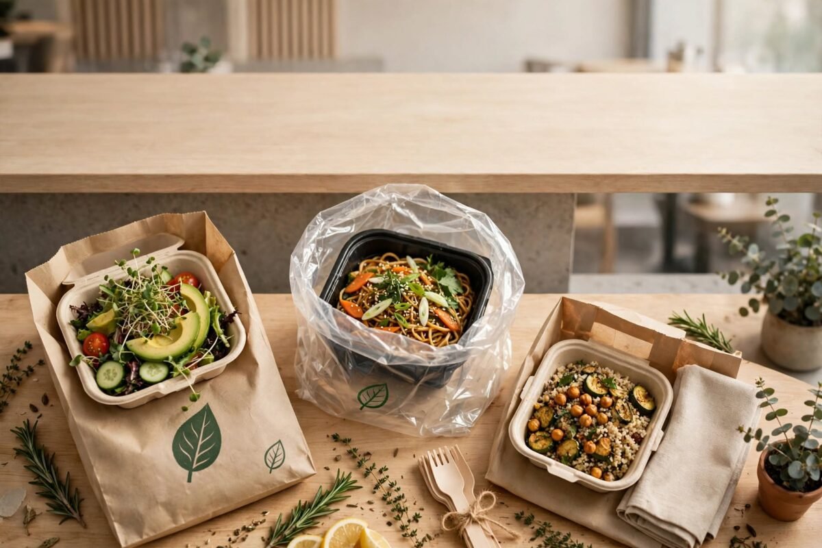 Compostable Bags for Restaurants Which Bag Type Should You Use for Takeaway Orders
